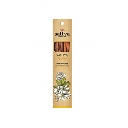 Natural Indian Incense "Sathya Flora" – SATTVA (15 pcs, 30 g)