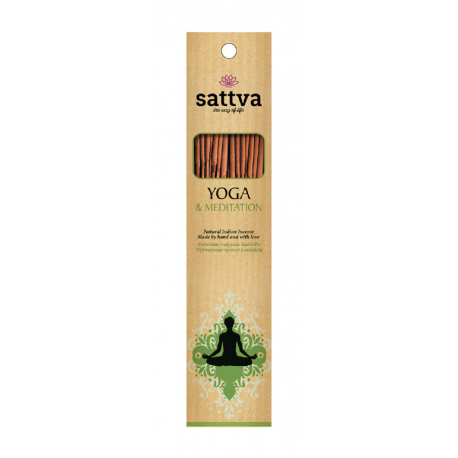 Natural Indian Incense “Yoga and Meditation” – SATTVA (15 pcs, 30 g)