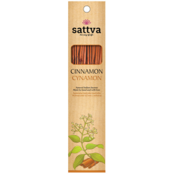 Natural Indian Incense “Cinnamon” – SATTVA (15 pcs, 30 g)