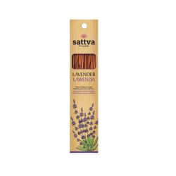 Natural Indian Incense "Lavender" – SATTVA (15 pcs, 30 g)