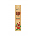 Dabīgi indiešu smaržkociņi ar rožu aromātu – SATTVA (15 gab., 30 g)