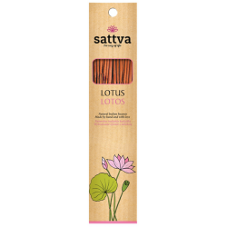 Dabīgās indiešu smaržkociņi ar lotosa aromātu – SATTVA (15 gab., 30 g)
