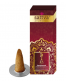 Rankų darbo indiški sandalmedžio smilkalai kūgeliais (10 vnt., 20 g) – SATTVA Ayurveda