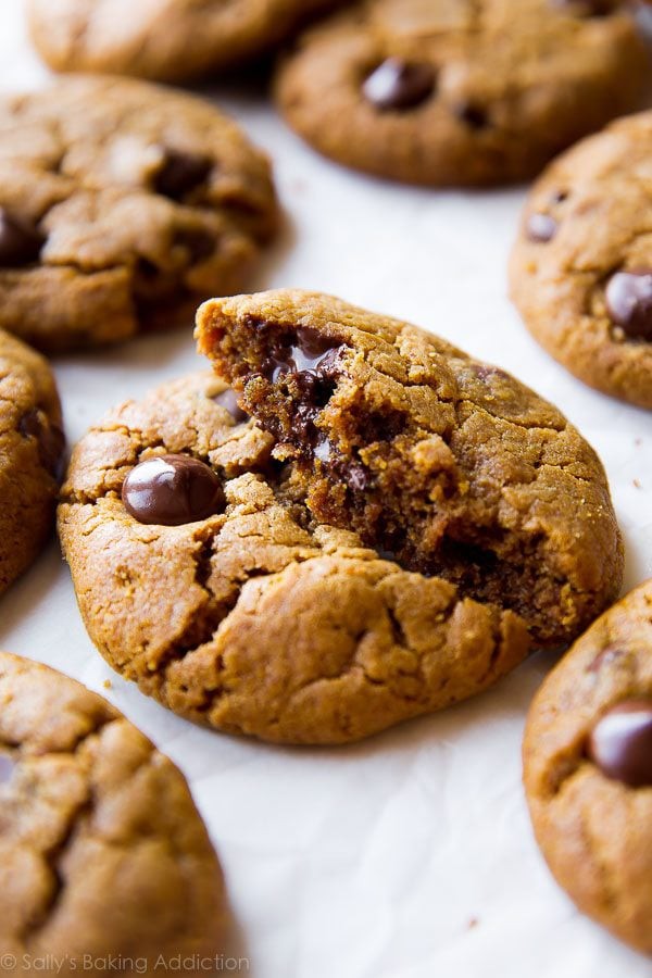 Flourless Chocolate Chip Cookies