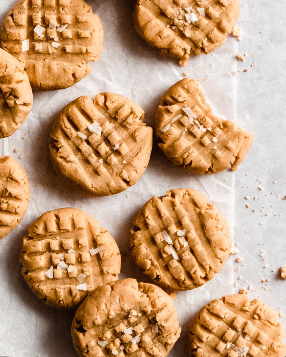 Vegan Peanut Butter Cookies (Gluten-Free)