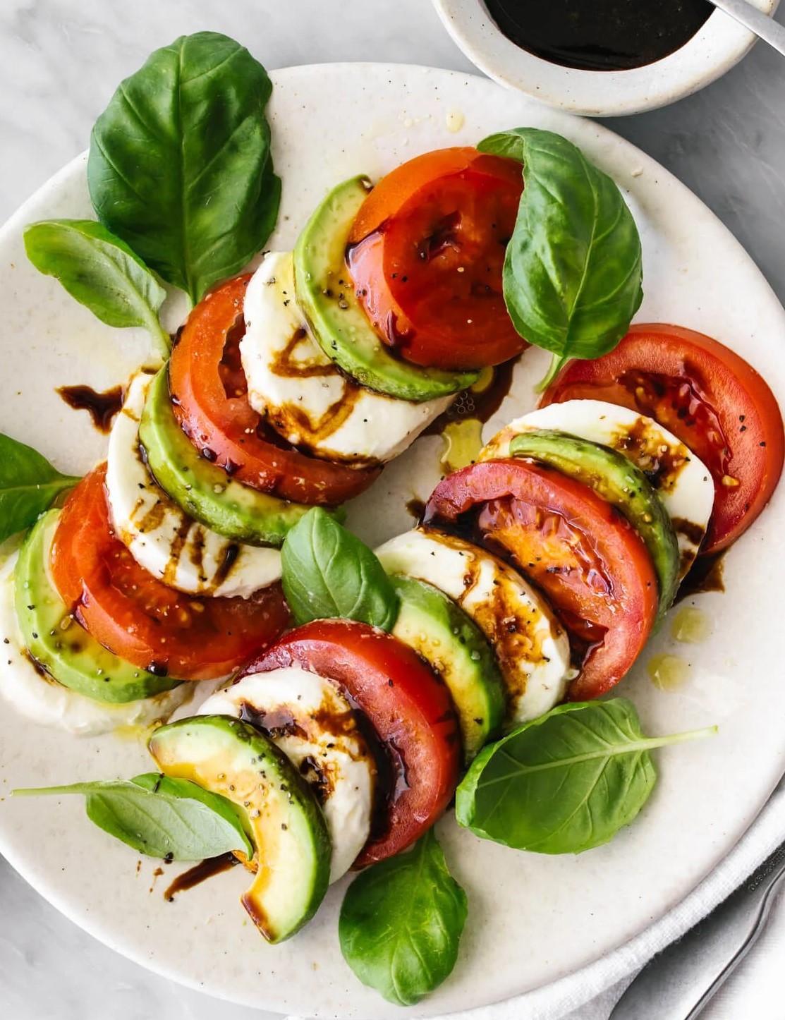 Avocado, Tomato, and Mozzarella Salad