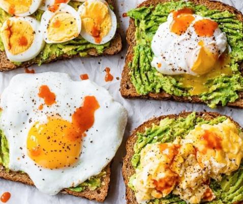 Avocado Toast with Egg – Four Ways