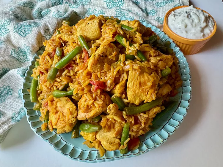 One Pot Turmeric Chicken and Rice