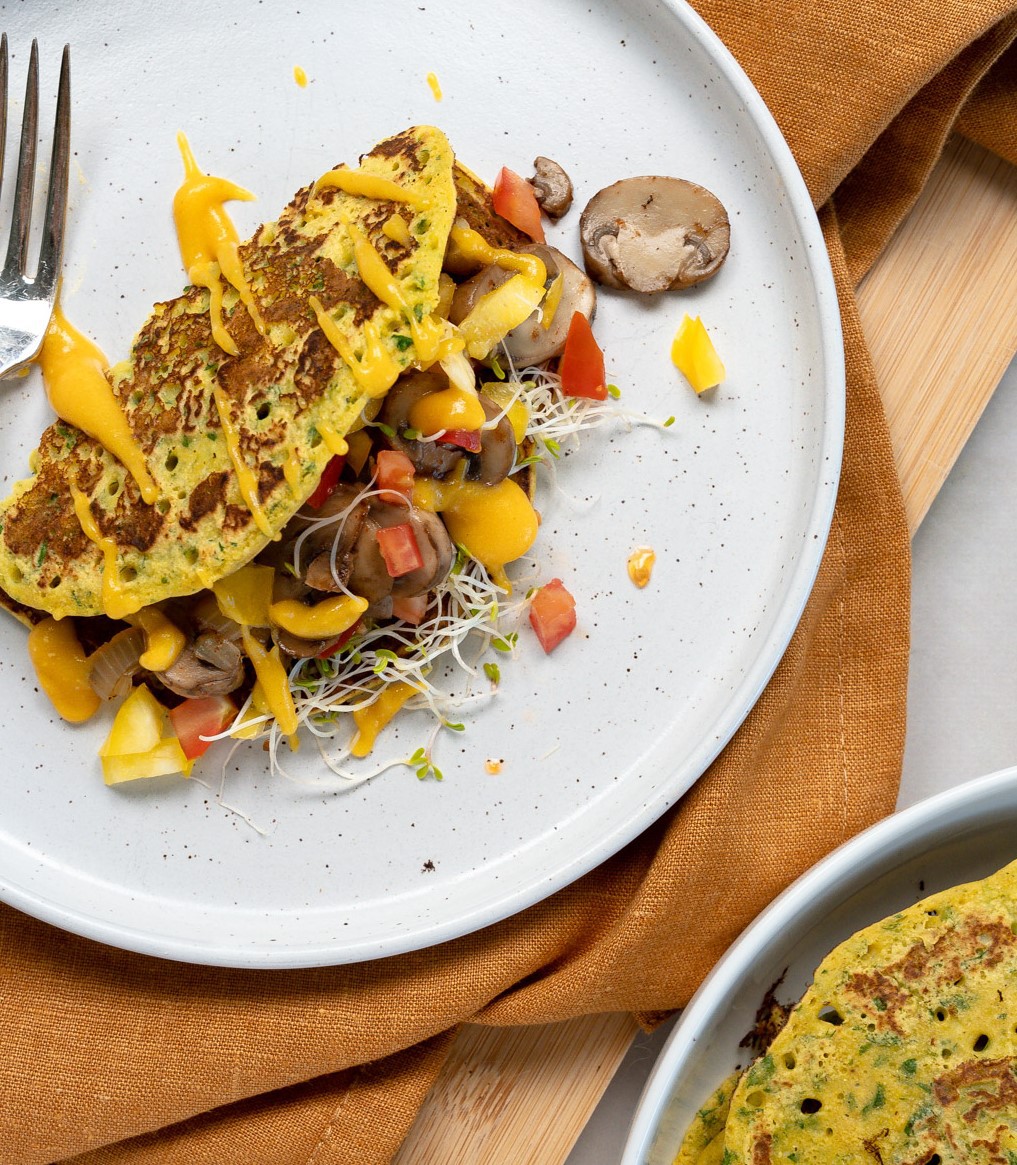 Vegan Chickpea Omelet