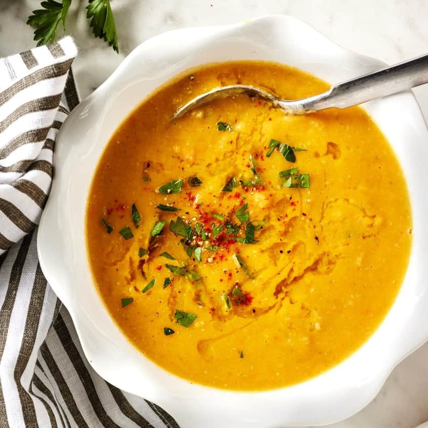 Creamy Red Lentil Soup