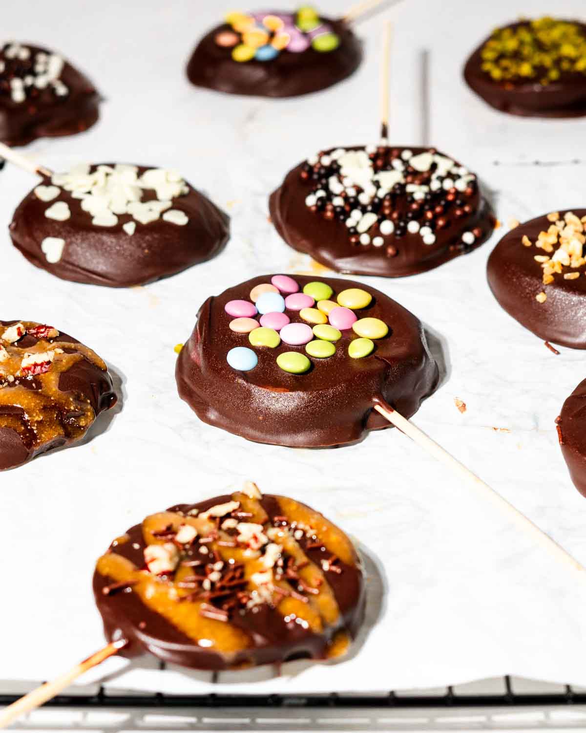 Chocolate Apple Slices