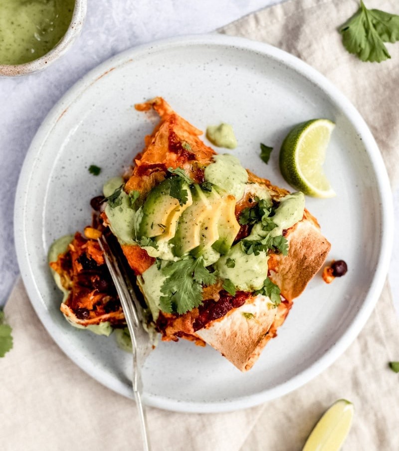 Sweet Potato Enchiladas