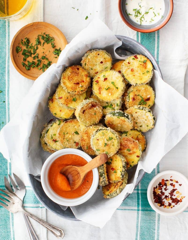 Baked Zucchini Slices